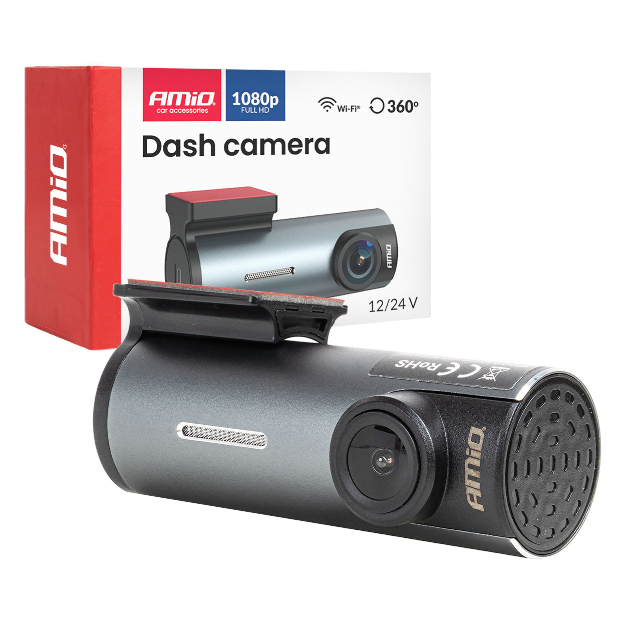 Cameră auto AMiO Dash Camera 1K Wi-Fi – Full HD 1080P